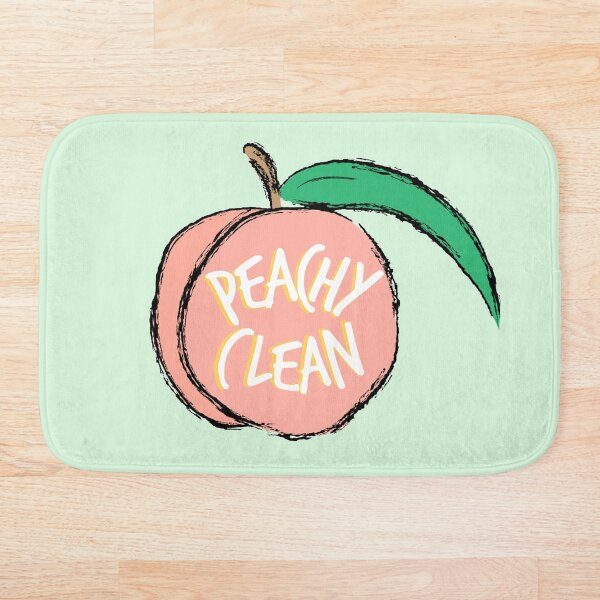 Peachy Clean! Bath Mat