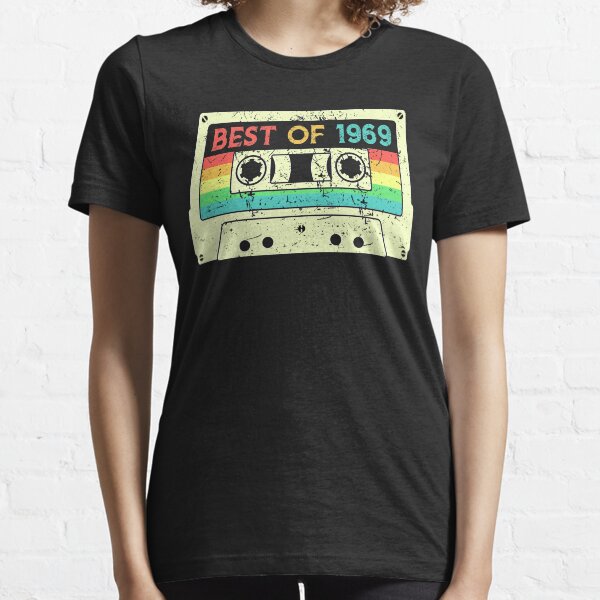 Vintage Best Of 1969 51 Years Old Birthday Cassette Essential T-Shirt