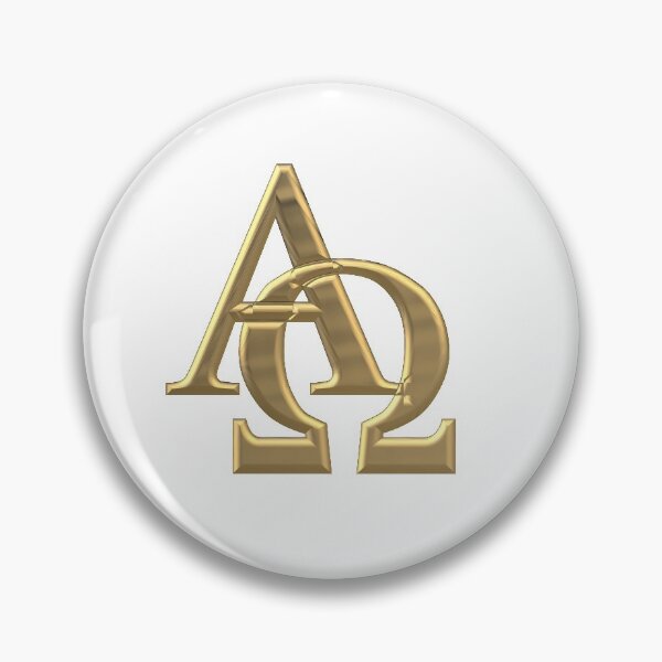 Item preview, Golden Alpha and Omega Symbol designed and sold by Artist4God.