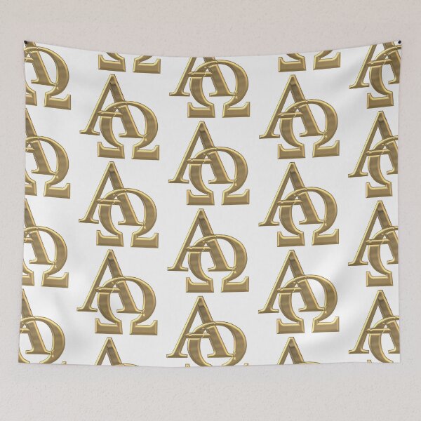 Item preview, Golden Alpha and Omega Symbol designed and sold by Artist4God.