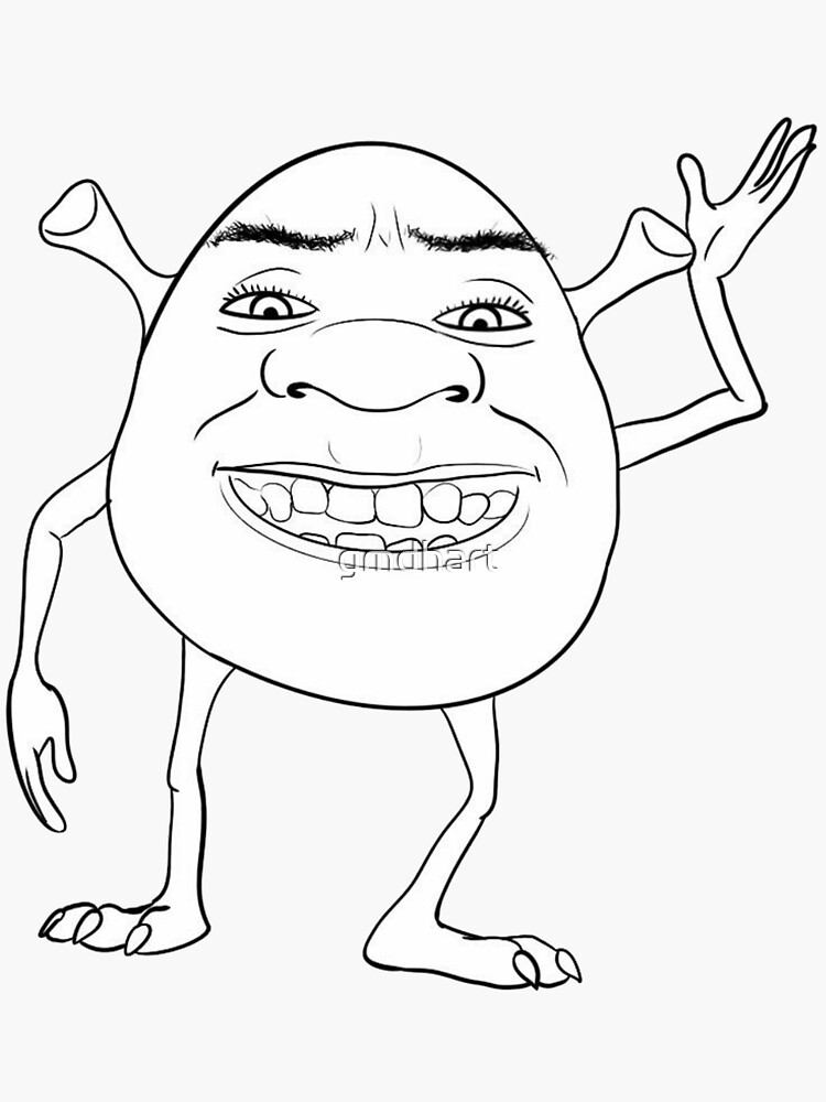 "Shreky Wazwowski" Sticker for Sale by gmdhart | Redbubble