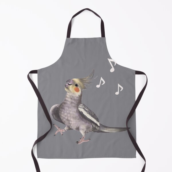 Item preview, Singing Cockatiel - happy bird with music notes designed and sold by Mehu.