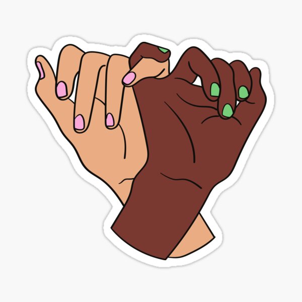 Pinky Promise Sticker For Sale By Emigeegotu Redbubble