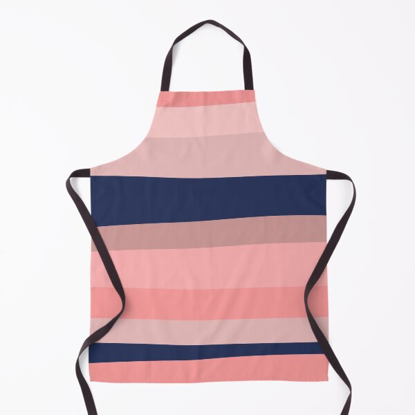 Item preview, Groovy Stripes in Blush Pink and Navy Blue. Minimalist Irregular Stripe Pattern designed and sold by kierkegaard.
