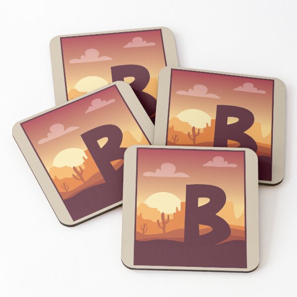 Item preview, Letter B - In The Desert designed and sold by pixelinga.