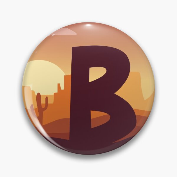 Item preview, Letter B - In The Desert designed and sold by pixelinga.