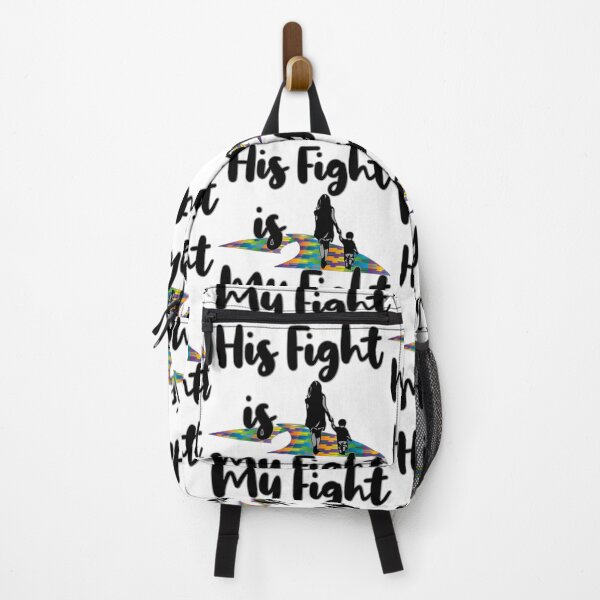 Item preview, His Fight is My Fight Autism Awareness designed and sold by KC1max.