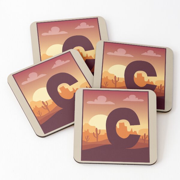 Item preview, Letter C - In The Desert designed and sold by pixelinga.