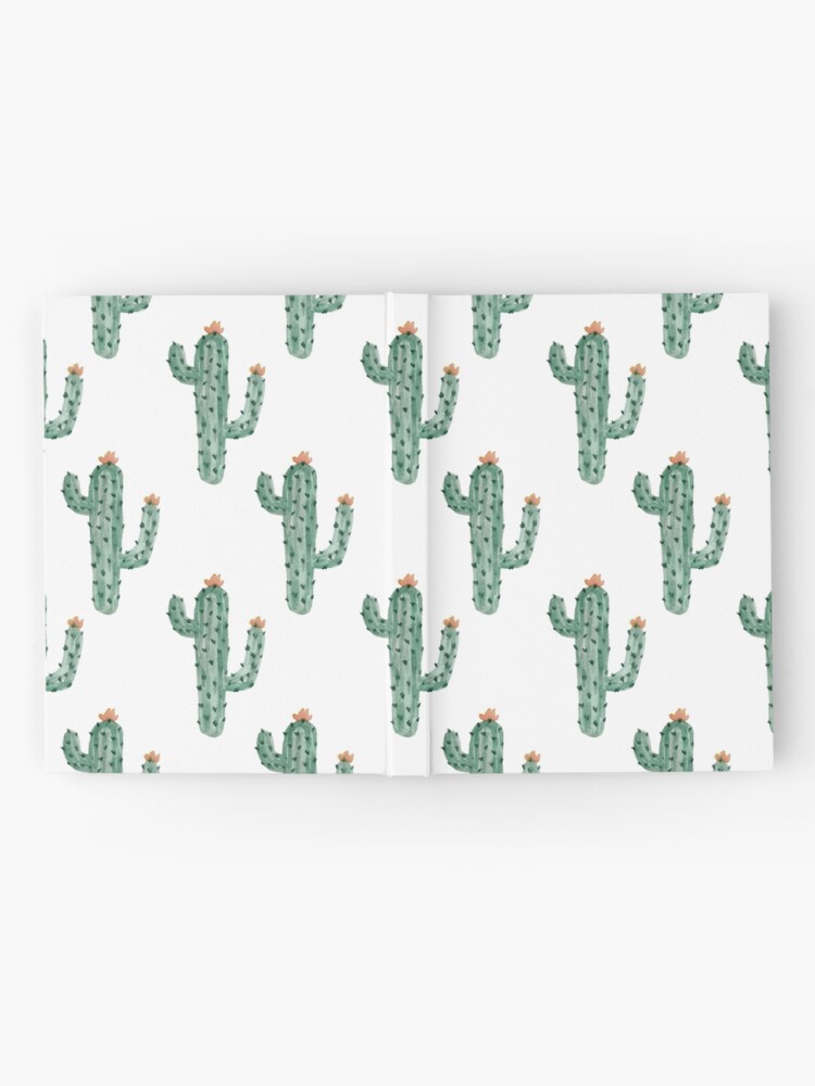 Alternate view of Watercolor Cactus Classic Pattern Hardcover Journal