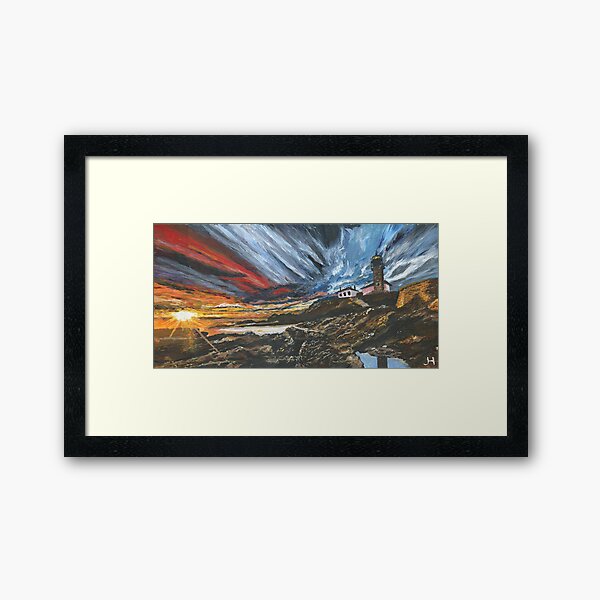 Beavertail Lighthouse Framed Art Print