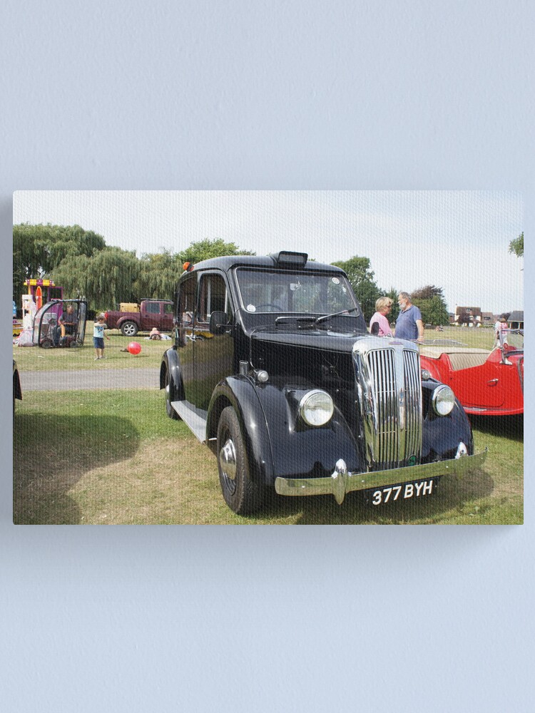 Alternate view of Vintage Car 1937 BeardmoreTaxi Canvas Print