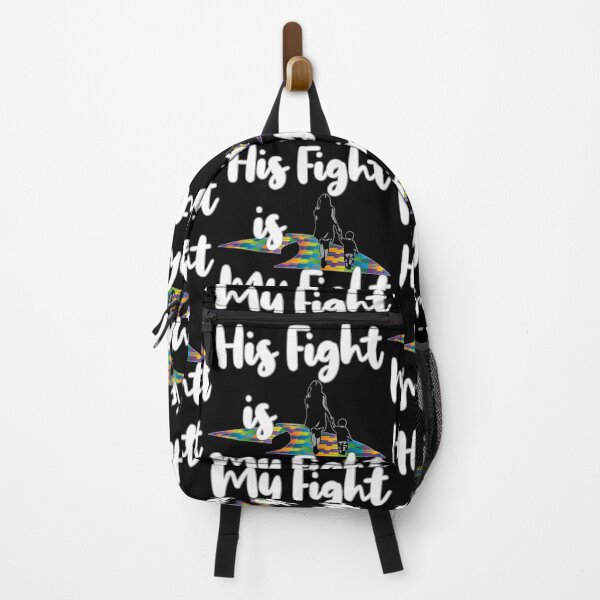 Item preview, His Fight is My Fight Autism Awareness designed and sold by KC1max.