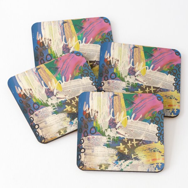 Item preview, Playful Colourful Abstract Painting designed and sold by CheyanneBert.