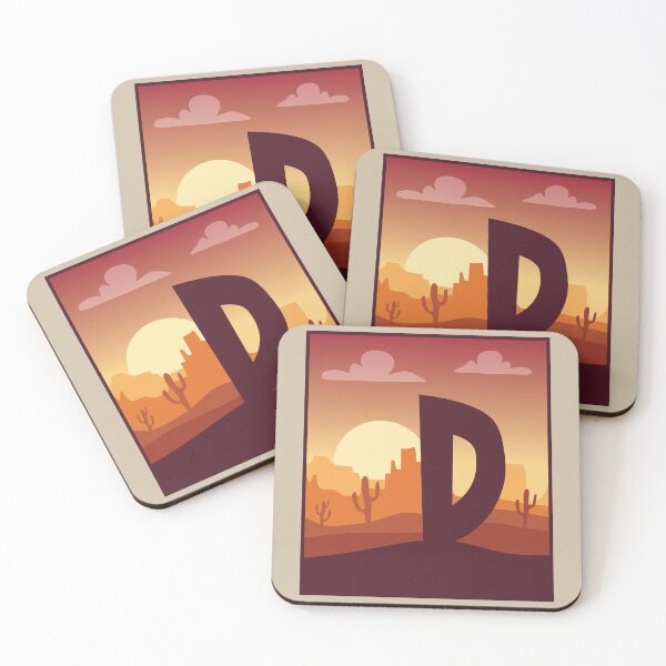 Item preview, Letter D - In The Desert designed and sold by pixelinga.