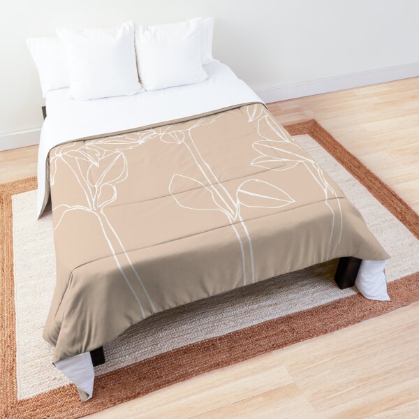 Rose June Birth Flower in Pink Comforter
