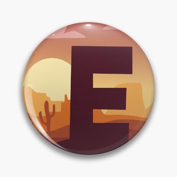 Item preview, Letter E - In The Desert designed and sold by pixelinga.