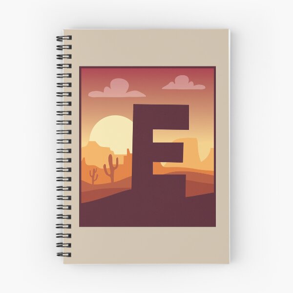 Artikelvorschau, Letter E - In The Desert entworfen und verkauft von pixelinga.