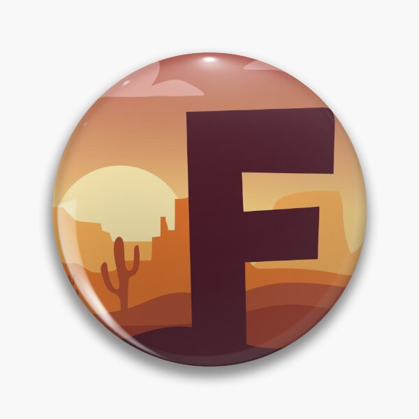Item preview, Letter F - In The Desert designed and sold by pixelinga.