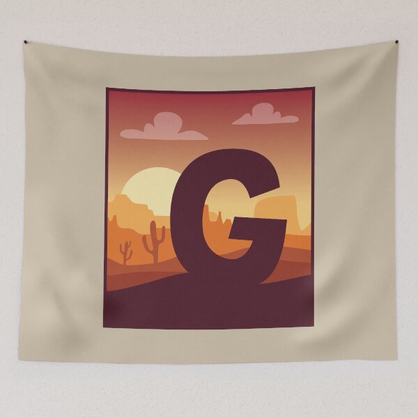 Item preview, Letter G - In The Desert designed and sold by pixelinga.
