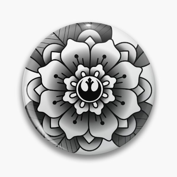 resistance flower Pin