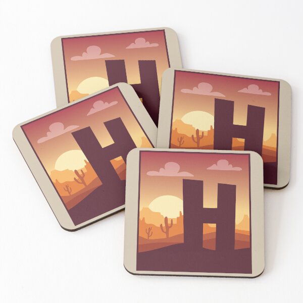 Item preview, Letter H - In The Desert designed and sold by pixelinga.
