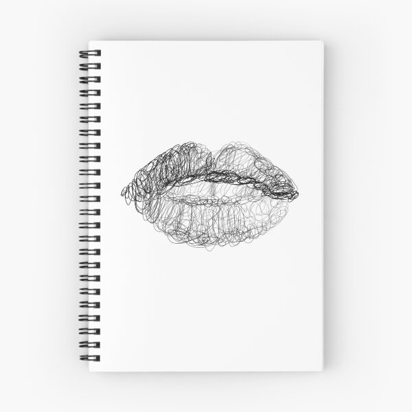 Item preview, Lips Scribble Drawing designed and sold by SketchSisters.