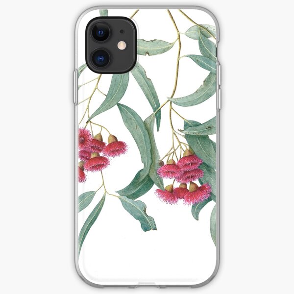 Eucalyptus leucoxylon - Yellow gum with Red Flowers iPhone Soft Case