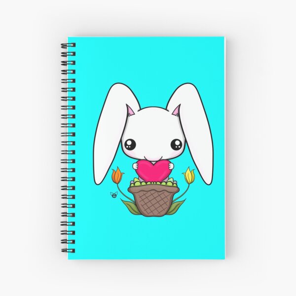 Love Bunny Spiral Notebook