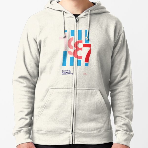 Superdry Travel Sticker Zip Hoodie in Blue