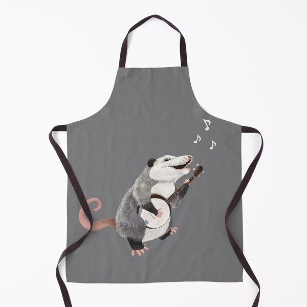 Item preview, Singing banjo player opossum musician designed and sold by Mehu.