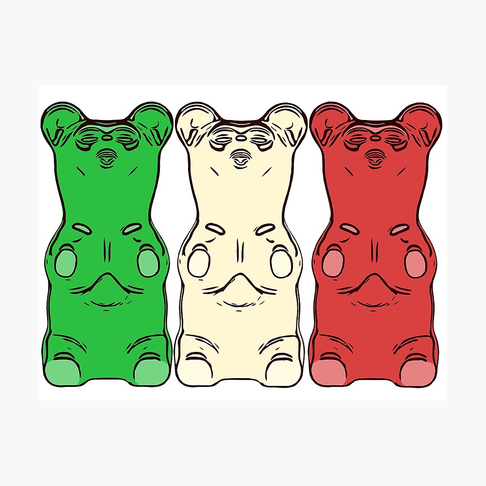 Chamoy Gummy Bear - Gummy Bear - Posters and Art Prints