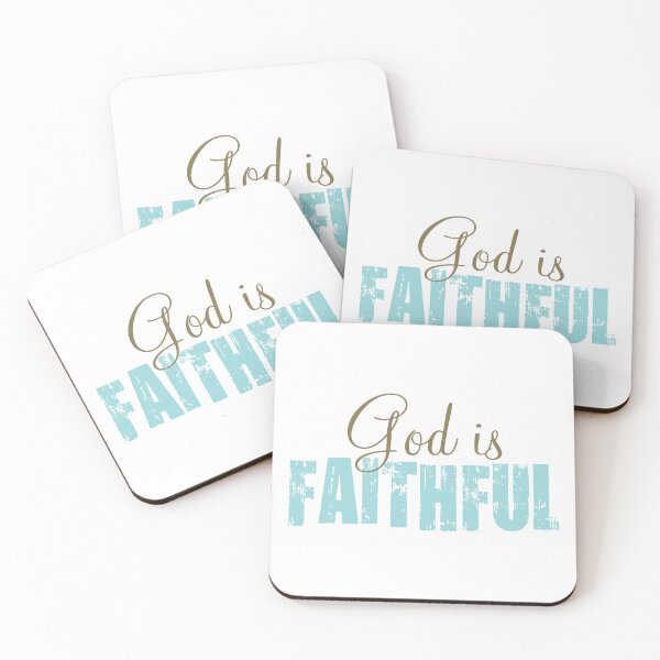 Artikelvorschau, Gott ist treu Goldteal entworfen und verkauft von davetdesigns.