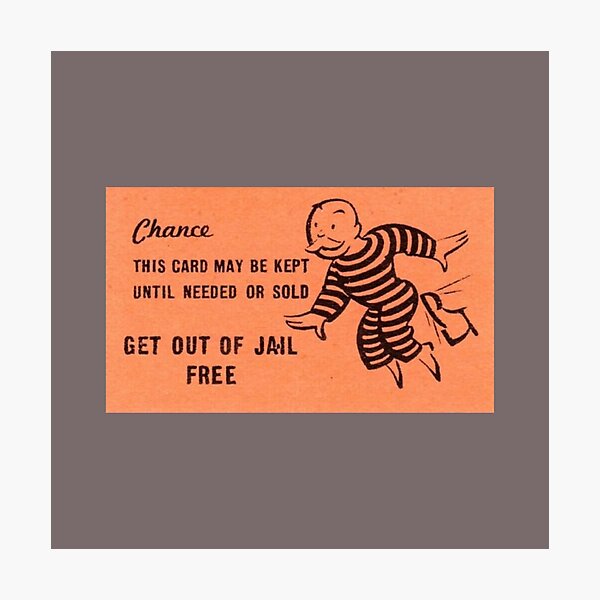 get out of jail monopoly get out of jail monopoly