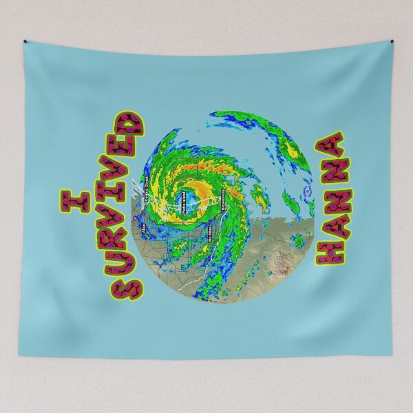 Item preview, I Survived Hurricane Hanna with Fun Text by Orikall designed and sold by HippieWorks.