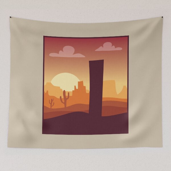 Item preview, Letter I - In The Desert designed and sold by pixelinga.