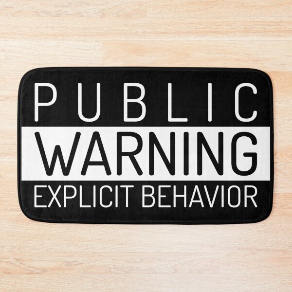Item preview, Warning - Explicit Behaviour designed and sold by KauzSL.