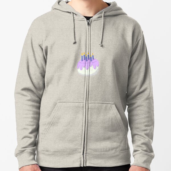 birthday cake Zipped Hoodie