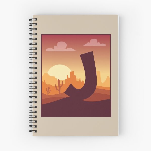 Item preview, Letter J - In The Desert designed and sold by pixelinga.
