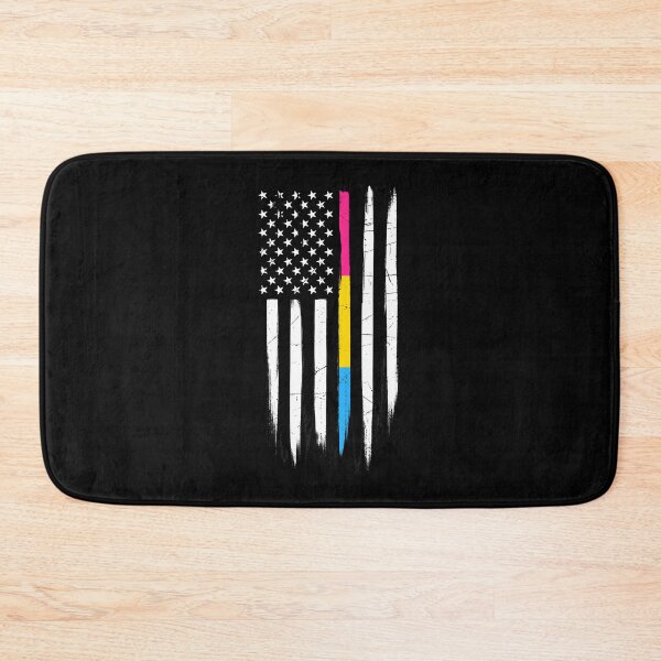 Item preview, Pansexual Thin Line American Flag designed and sold by Patrick Hiller.