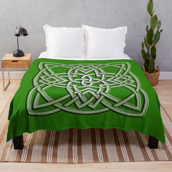 Item preview, Embossed Celtic Knot in greens designed and sold by Susan Segal.