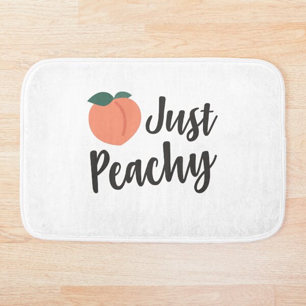 Just Peachy Bath Mat