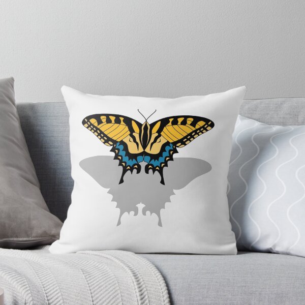 Item preview, Ilustración Swallowtail Butterfly Volando Sobre Su Sombra designed and sold by grounds.