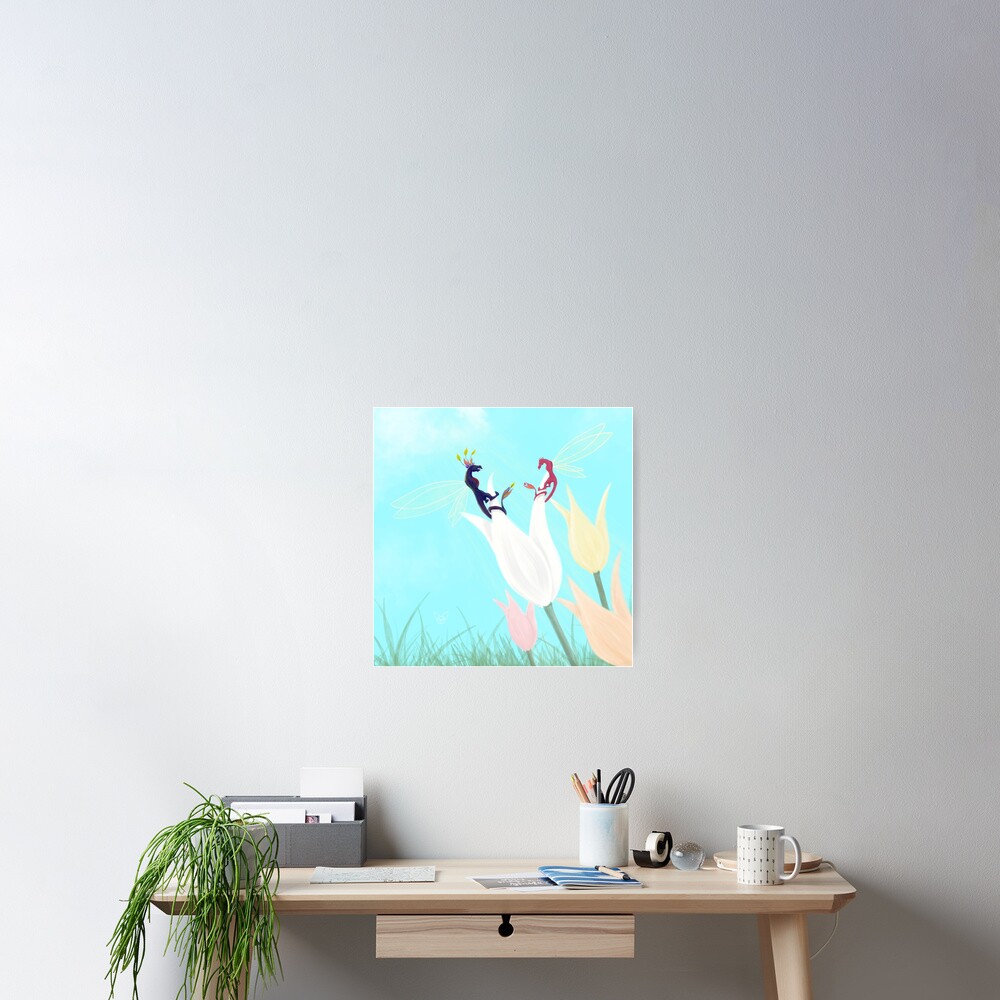 Dragonflies Poster