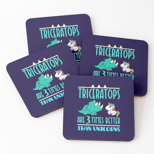 Item preview, Triceratops Dinosaurs Funny Gifts 3 Times Better Than Unicorns  designed and sold by jaygo.