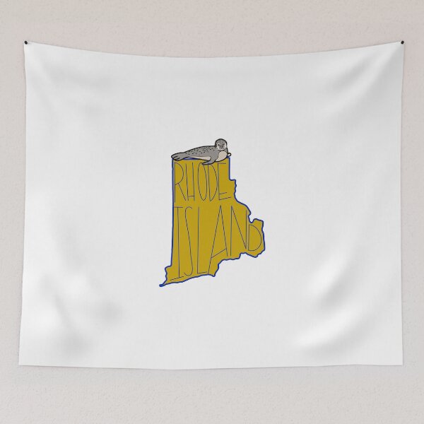 Item preview, Rhode Island with seal designed and sold by Artverseodyssey.
