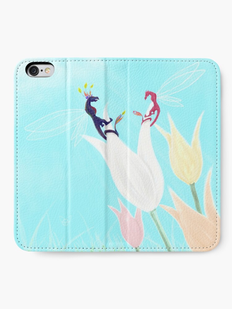 Alternate view of Dragonflies iPhone Wallet