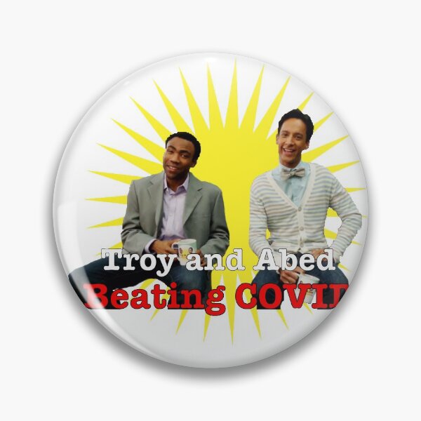 Item preview, Troy and Abed Beating COVID! designed and sold by josieshaffer.