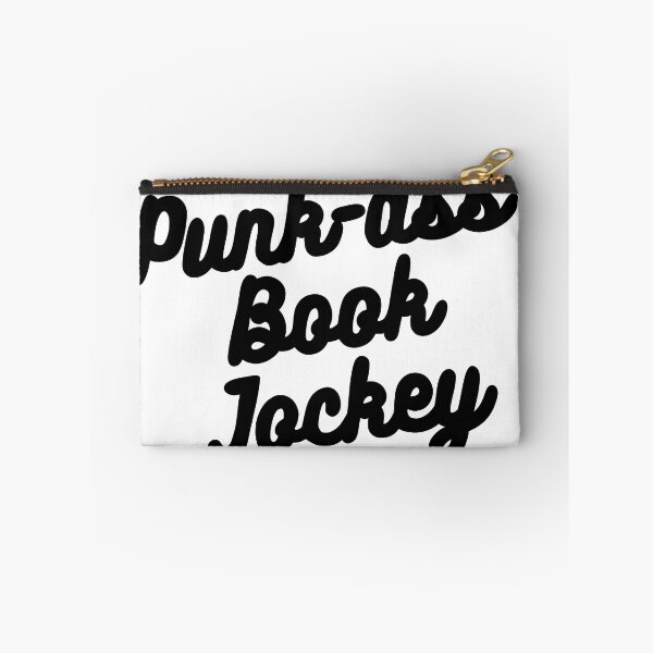 Item preview, Punk-ass Book Jockey hand-lettered retro quote designed and sold by WildeandCo.