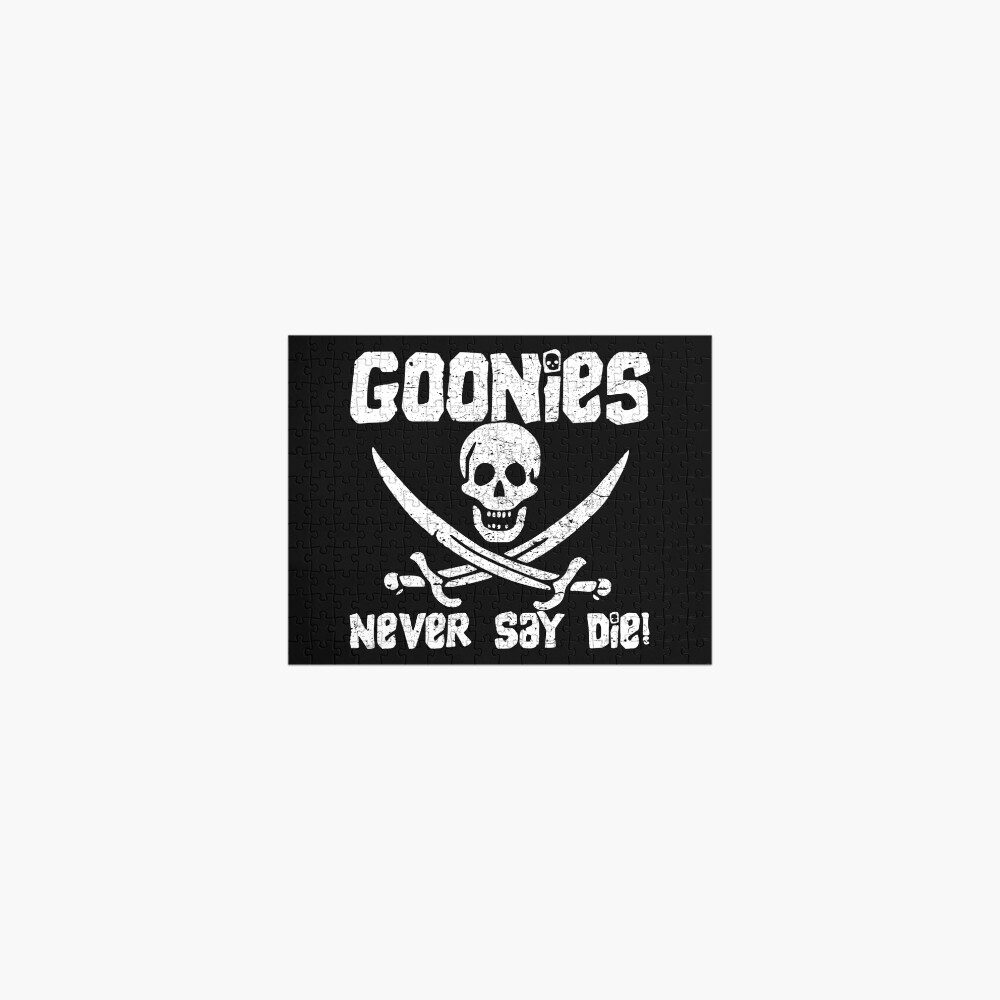 Goonies Never Say Die! Distressed Design For Men, Women, Kids Jigsaw Puzzle