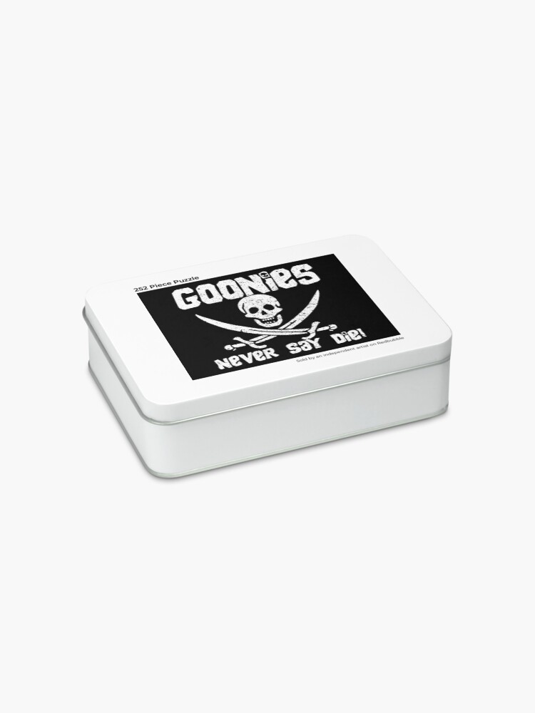 Alternate view of Goonies Never Say Die! Distressed Design For Men, Women, Kids Jigsaw Puzzle
